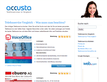 Tablet Screenshot of accusta.de